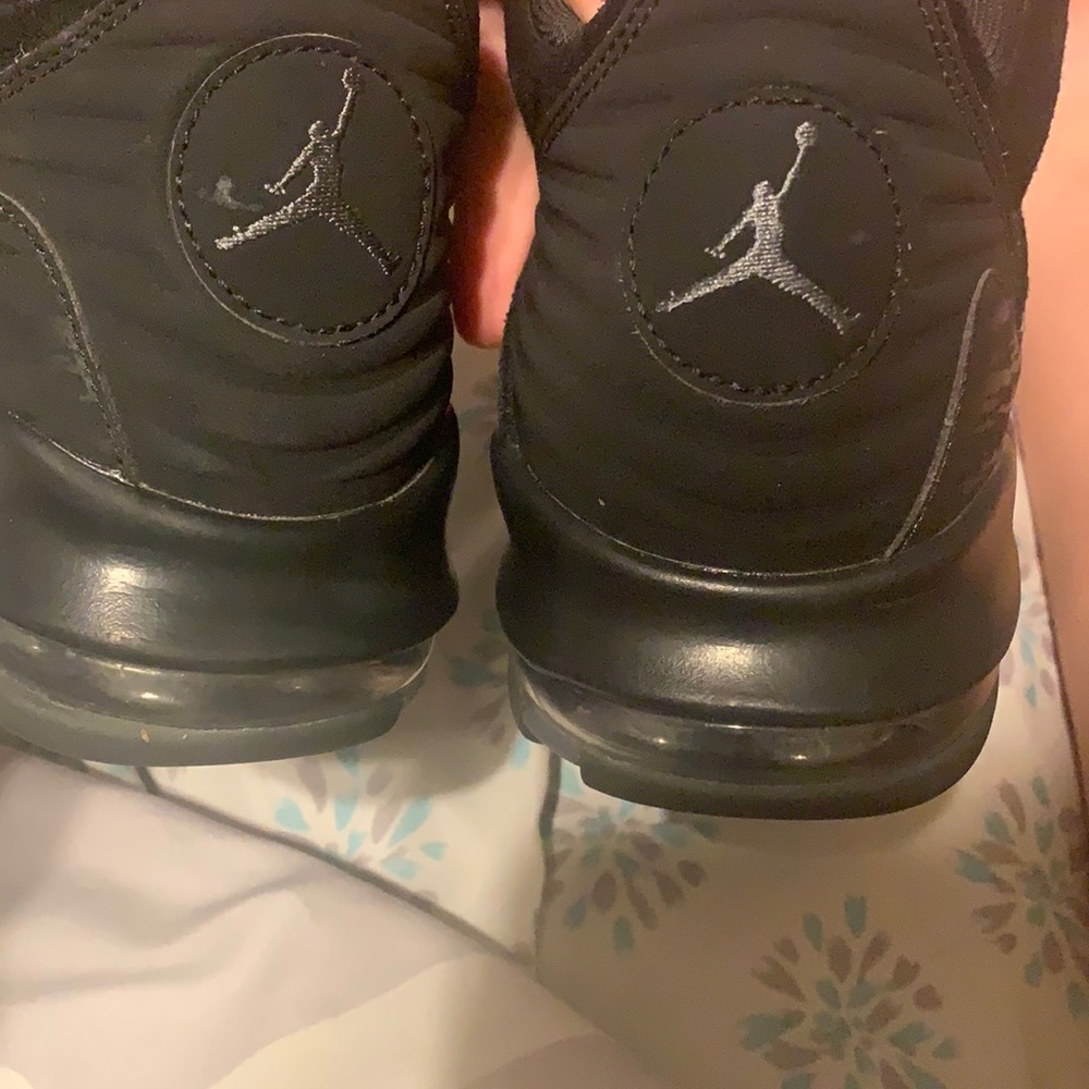 mens nike jordans all black shoes